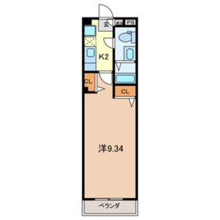 フローレス六番館の物件間取画像